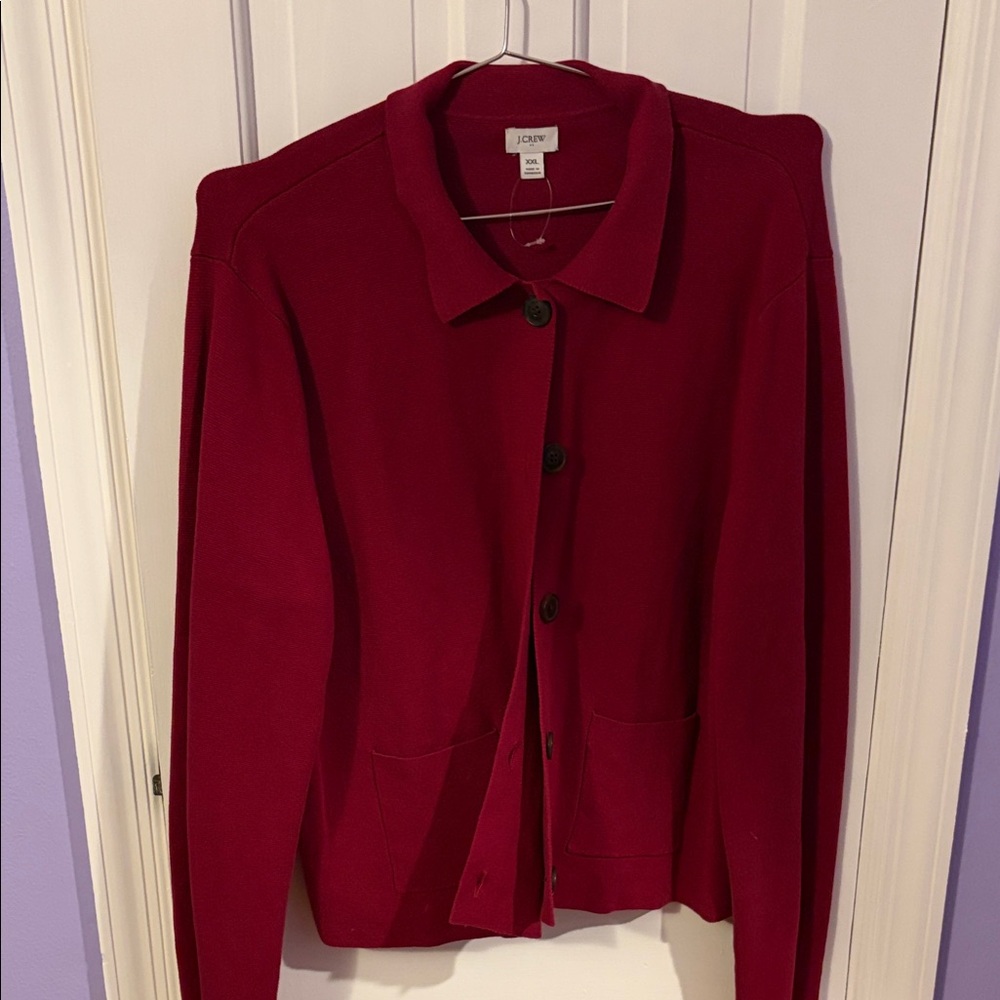 J. Crew Women's Maroon Sweater